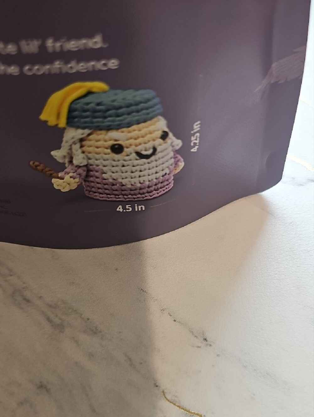 Harry Potter The Woobles Albus Dumbledore Crochet Kit - Purple - Picture 6 of 8
